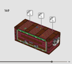 LEGO 76416 instructions page 133 – build guide