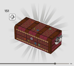 LEGO 76416 instructions page 135 – build guide