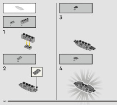 LEGO 76416 instructions page 140 – build guide