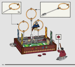 LEGO 76416 instructions page 144 – build guide