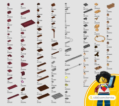 LEGO 76416 instructions page 155 – build guide