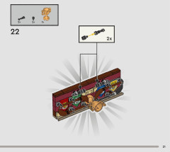 LEGO 76416 instructions page 21 – build guide