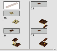 LEGO 76416 instructions page 43 – build guide