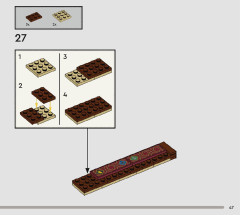 LEGO 76416 instructions page 47 – build guide