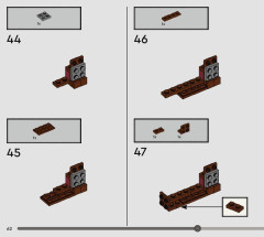 LEGO 76416 instructions page 62 – build guide