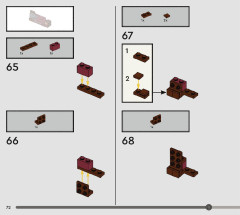 LEGO 76416 instructions page 72 – build guide