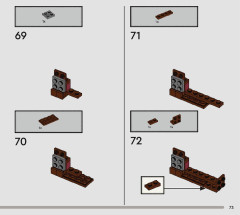 LEGO 76416 instructions page 73 – build guide