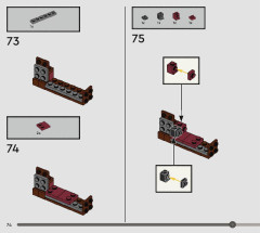 LEGO 76416 instructions page 74 – build guide