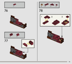 LEGO 76416 instructions page 75 – build guide