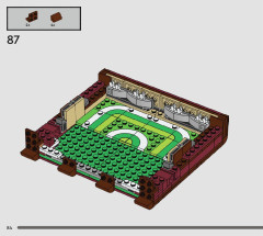 LEGO 76416 instructions page 84 – build guide