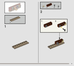 LEGO 76416 instructions page 9 – build guide