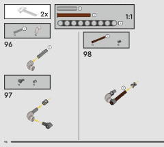 LEGO 76416 instructions page 96 – build guide