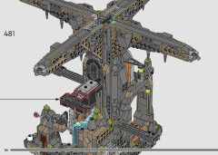 LEGO 76417 instructions page 134 – build guide