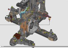 LEGO 76417 instructions page 136 – build guide