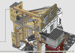 LEGO 76417 instructions page 129 – build guide