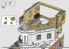 LEGO 76417 instructions page 140 – build guide