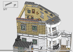 LEGO 76417 instructions page 187 – build guide