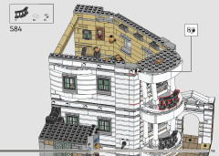 LEGO 76417 instructions page 195 – build guide