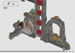 LEGO 76417 instructions page 175 – build guide