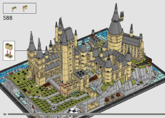 LEGO 76419 instructions page 158 – build guide