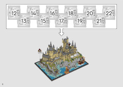 LEGO 76419 instructions page 2 – build guide