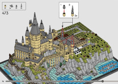 LEGO 76419 instructions page 96 – build guide