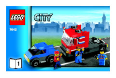 LEGO 7642 instructions page 1 – build guide
