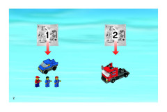 LEGO 7642 instructions page 2 – build guide