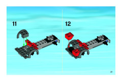 LEGO 7642 instructions page 21 – build guide