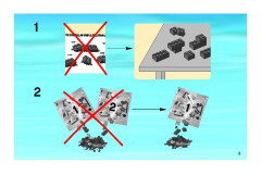 LEGO 7642 instructions page 3 – build guide