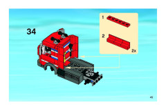 LEGO 7642 instructions page 45 – build guide