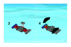 LEGO 7642 instructions page 7 – build guide