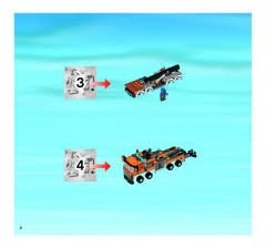 LEGO 7642 instructions page 2 – build guide