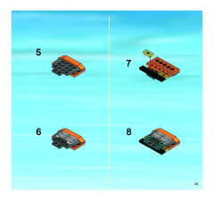 LEGO 7642 instructions page 33 – build guide