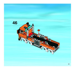 LEGO 7642 instructions page 43 – build guide