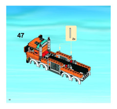 LEGO 7642 instructions page 44 – build guide