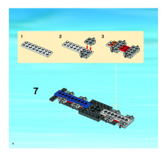 LEGO 7642 instructions page 6 – build guide