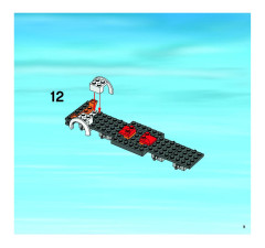 LEGO 7642 instructions page 9 – build guide