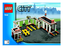 LEGO 7642 instructions page 1 – build guide