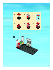 LEGO 7642 instructions page 7 – build guide