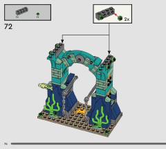LEGO 76420 instructions page 76 – build guide