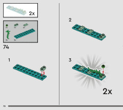 LEGO 76420 instructions page 78 – build guide