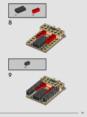 LEGO 76421 instructions page 15 – build guide