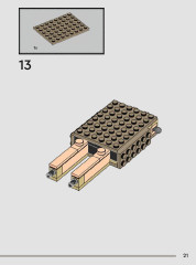 LEGO 76421 instructions page 21 – build guide