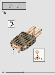 LEGO 76421 instructions page 22 – build guide
