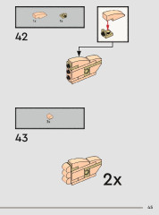 LEGO 76421 instructions page 45 – build guide