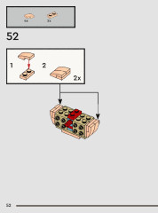 LEGO 76421 instructions page 52 – build guide