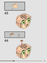 LEGO 76421 instructions page 61 – build guide