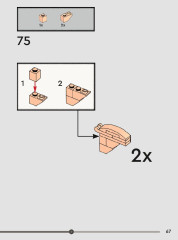 LEGO 76421 instructions page 67 – build guide