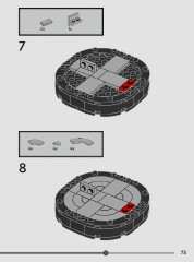 LEGO 76421 instructions page 75 – build guide